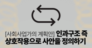 사회사업가의 계획안 : 인과구조 즉 상호작용으로 사안을 정의하기