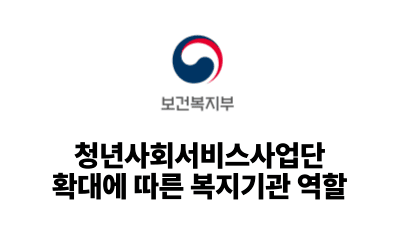 2025 보건복지부: 청년사회서비스사업단 확대에 따른 복지기관 역할