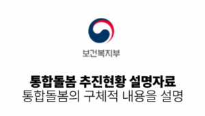 2026 보건복지부: 통합돌봄 추진현황 설명자료, 통합돌봄의 구체적 내용을 설명