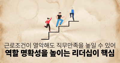근로조건이 열악해도 직무만족을 높일 수 있어: 역할 명확성을 높이는 리더십이 핵심